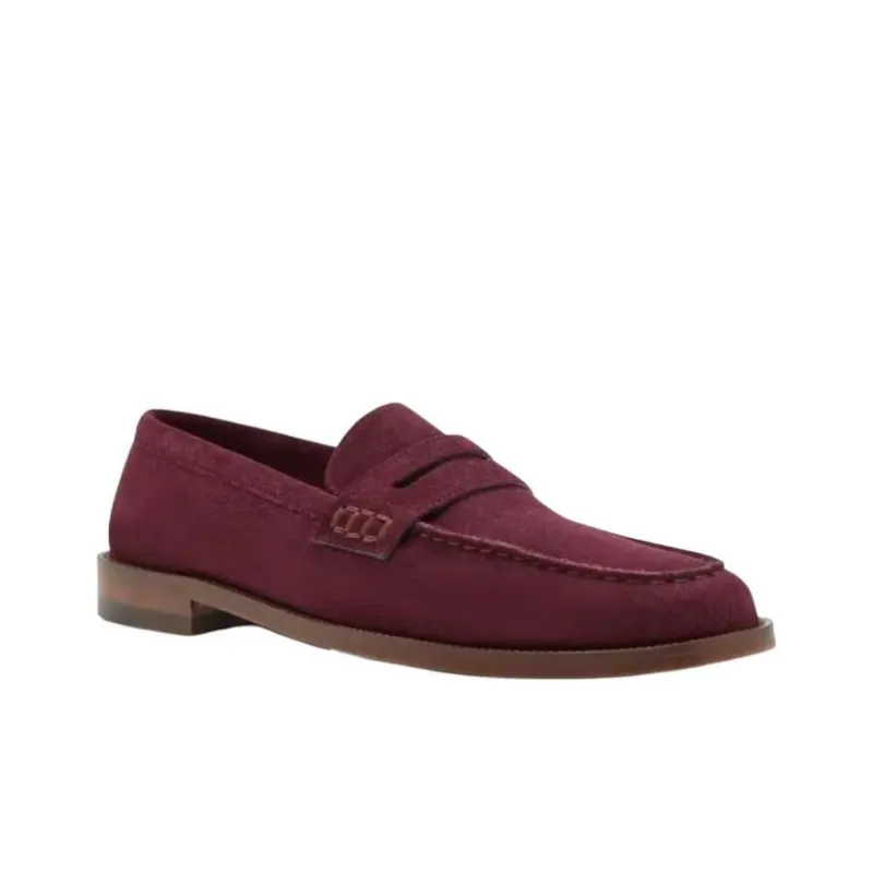 MANOLO BLAHNIK Perry Loafers Men's Dark Purple-2