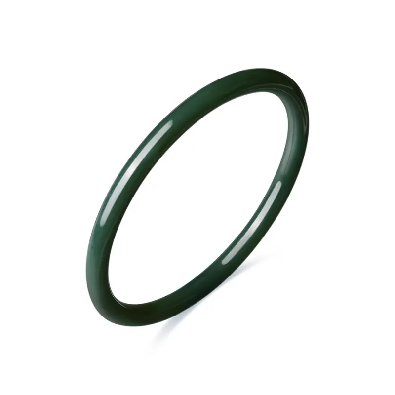 Zocai Bangles Green Jade Women's-0
