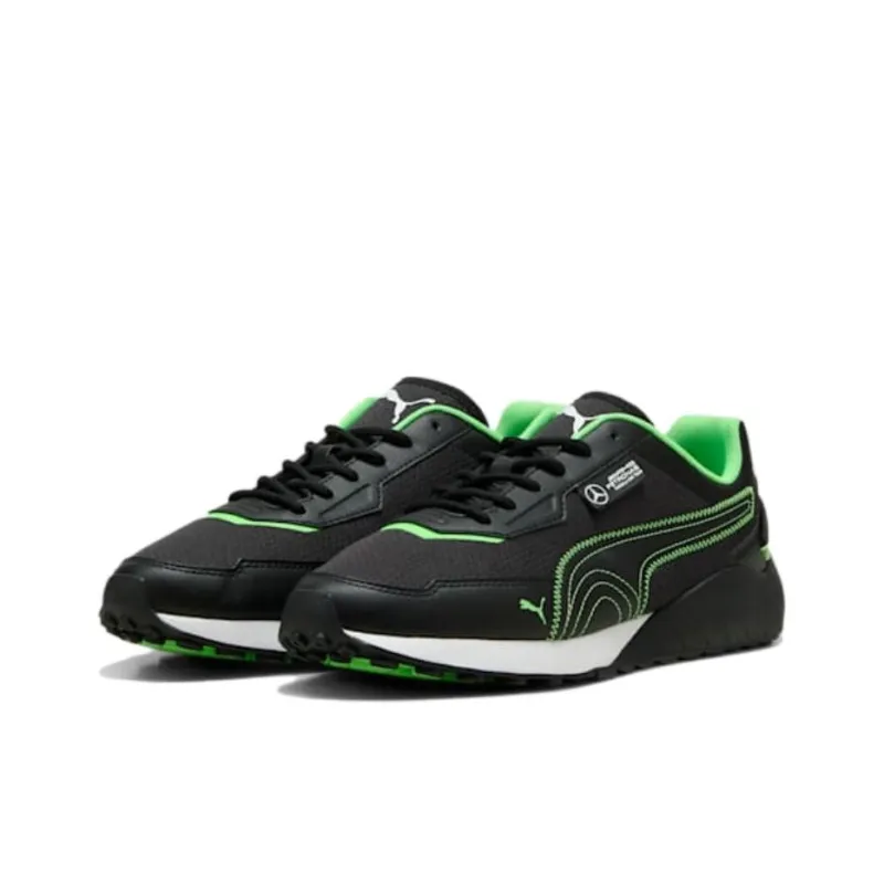 PUMA Mercedes AMG Petronas F1® Anti Slip Wear Resistant Low Top Casual Shoes Unisex Black-2