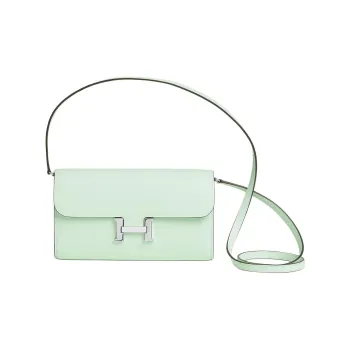 HERMES Constance Long To Go Epsom Calfskin Shoulder Bag Crossbody Bag Wallet Women's Mint Green