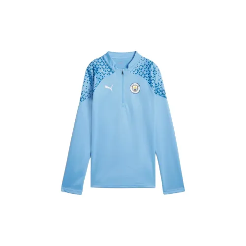 PUMA Manchester City T-Shirts Women's Lake Blue