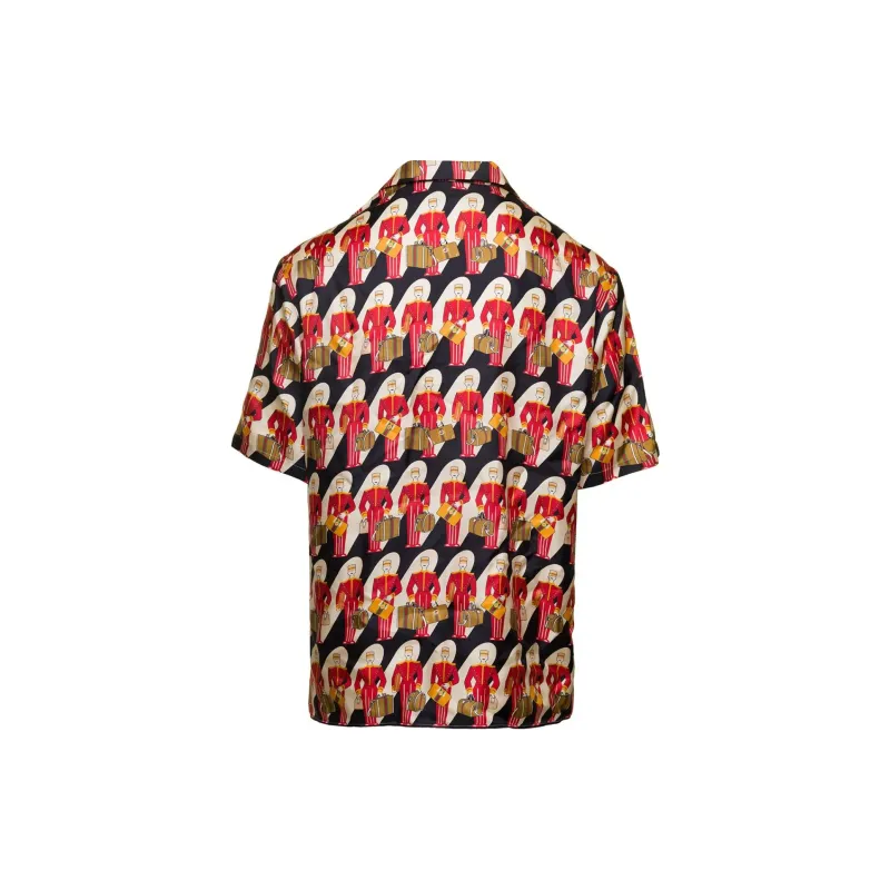 GUCCI Graphic Printed Short Sleeve Shirt-1