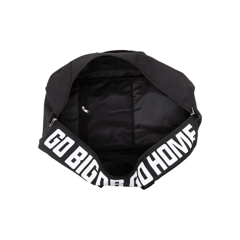 RIGORER Polyester Gym Bag Tubas Unisex Black/White-4