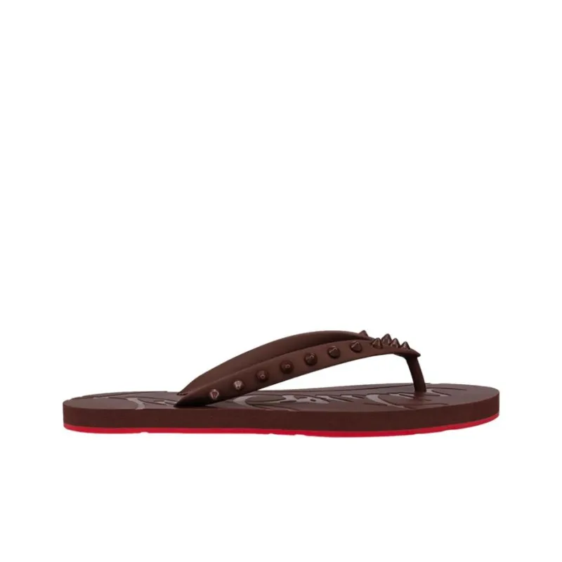 Christian Louboutin Loubi Flip Donna Thong Sandal Nude 8 Women's-1