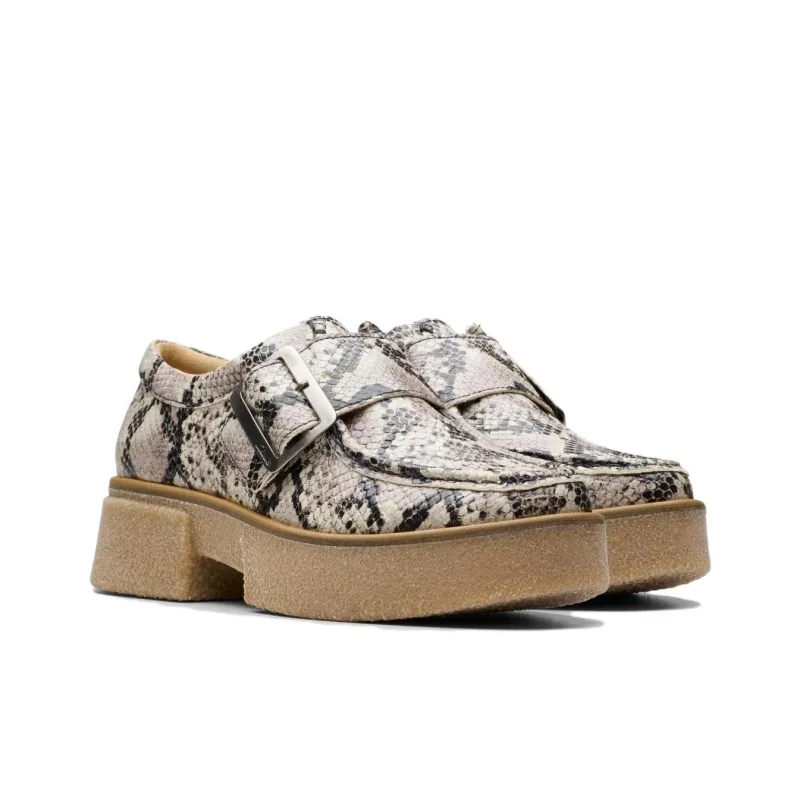 Clarks Casual Single Shoes Women's Gray-2