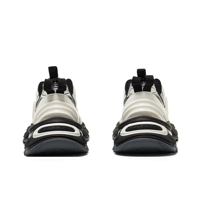 OLD ORDER Turbo GT Height Increasing Support Low Top Casual Running Shoes Unisex Black White-2