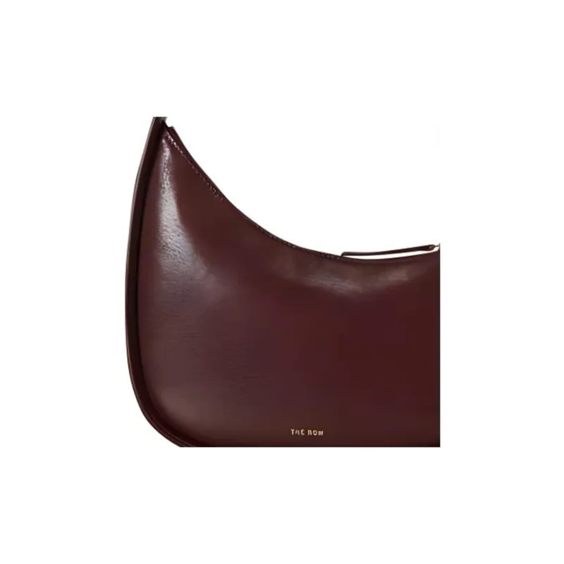 THE ROW Half Moon Zip Up Shoulder Bag-3