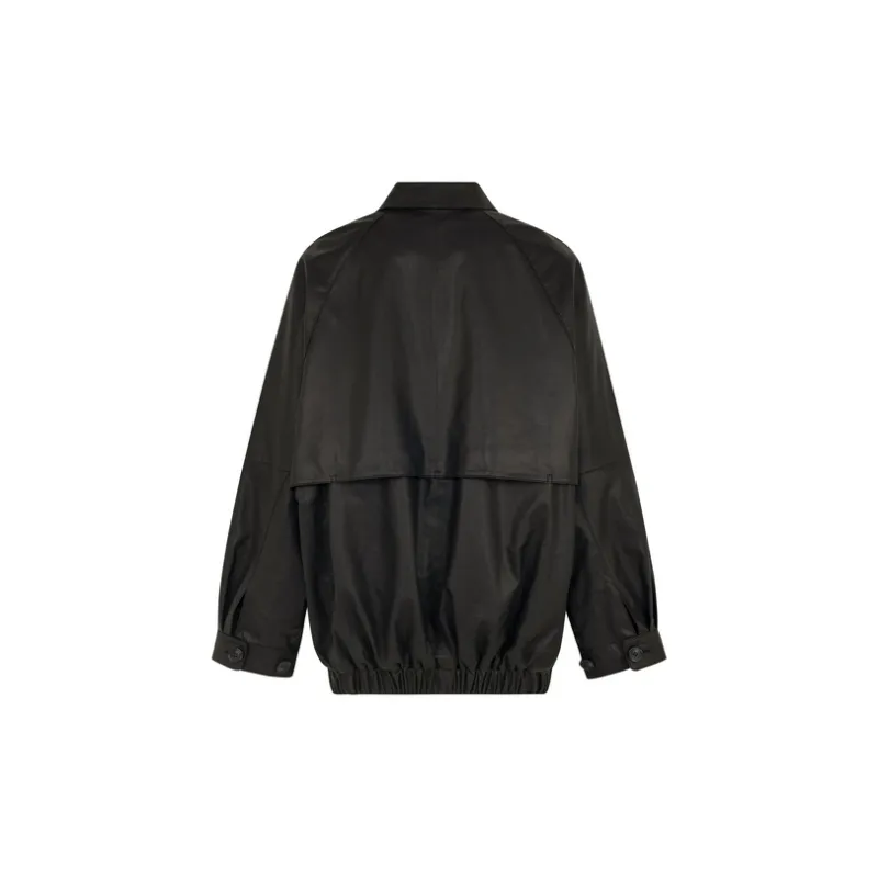 MEIYANG Leather Jackets Women's-1