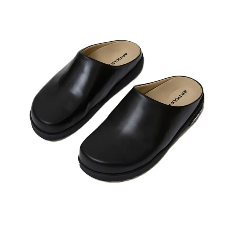 ARTICLE NO. Wrap toe Slippers Unisex Bright Black-2
