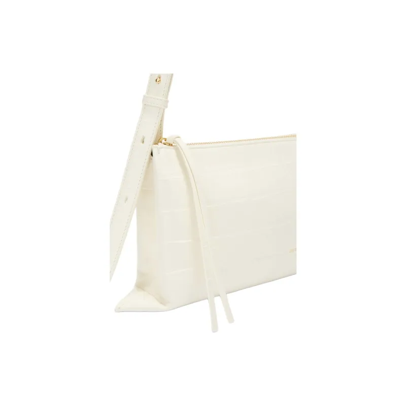 JIL SANDER Embossed Small Shoulder Bag-3