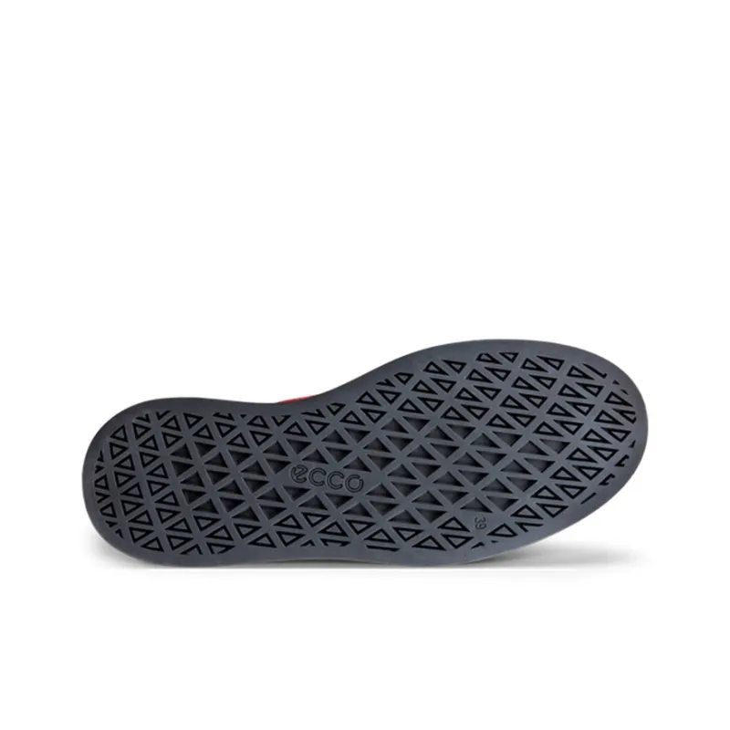 Ecco Slip Resistant Low Top Skateboard Shoes Women's Red-3