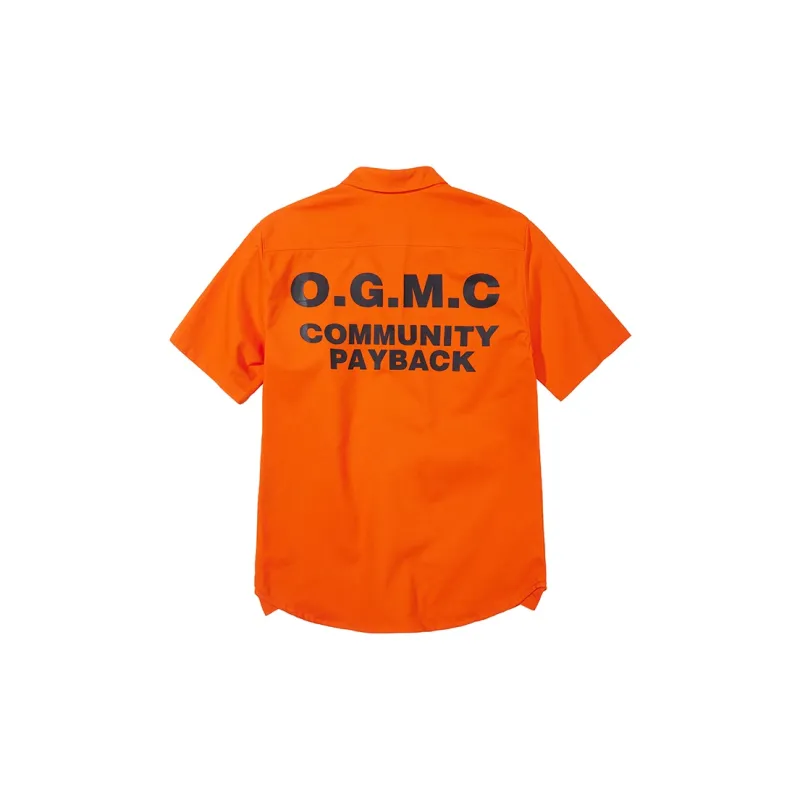 NUCLEAR EXPLOSION Shirt Unisex Orange Red-1