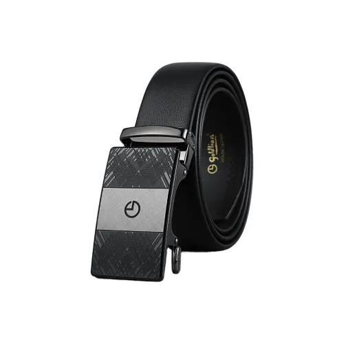 GOLDLION Matte Textured Automatic Buckle Anti Fingerprint Smooth Finish Top Grain Cow Leather Leather Belts Men's 3.5cm