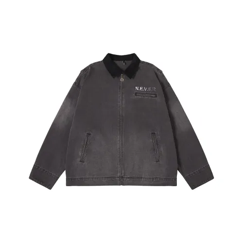 N-MAX Jackets Unisex Gray Gray Black