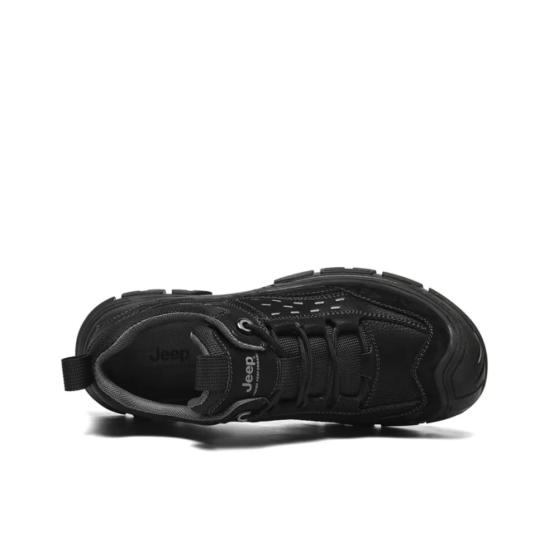 Jeep Outdoor Slip Resistant Abrasion Resistant Breathable Low Top Mountaineering & Hiking Shoes Men's-3