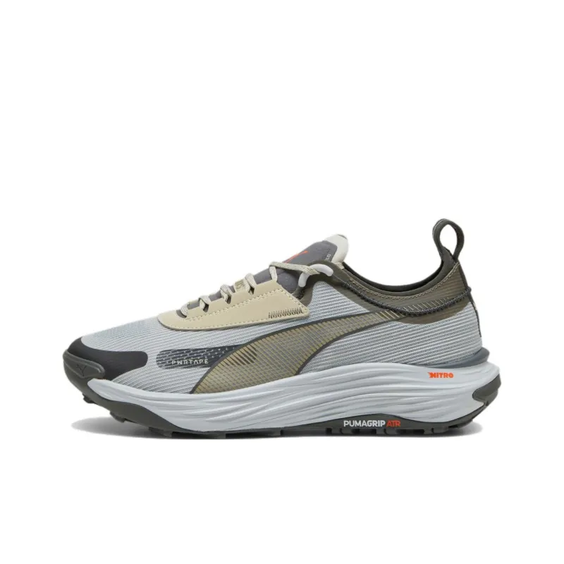PUMA SEASONS Anti Slip Wear Resistant Low Top Trail Running Shoes Men's Gray-0