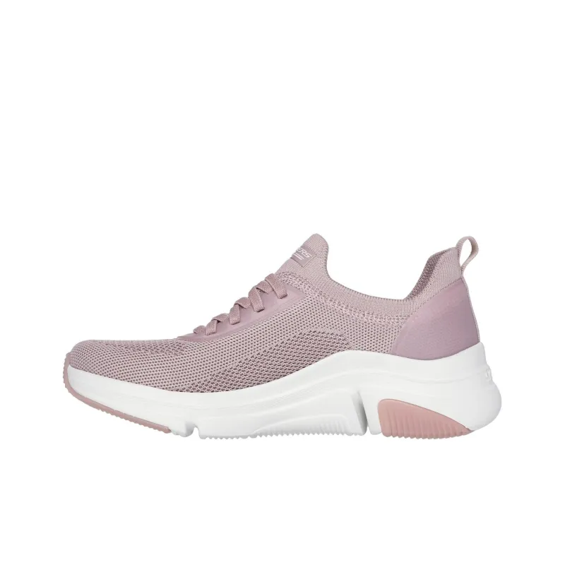 Skechers BOBS Sport Slip-Resistant Low-Top Casual Shoes Women's Pink White-1