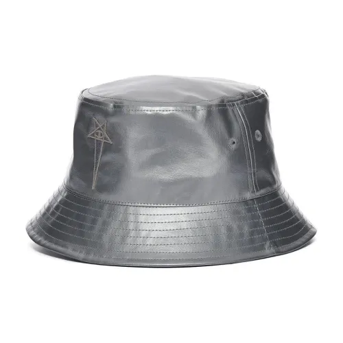 RICK OWENS/RO Nylon Bucket Hats Unisex Silver