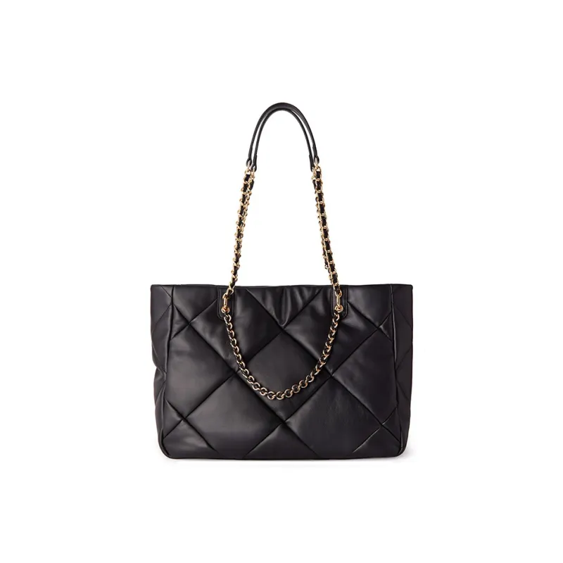 Montagut Sheepskin M Zip Tote Bag, Shoulder Bag Women's Black/Ecru/Yellow/Light Green/Stone Gray/Acorn/Ice Coffee-3