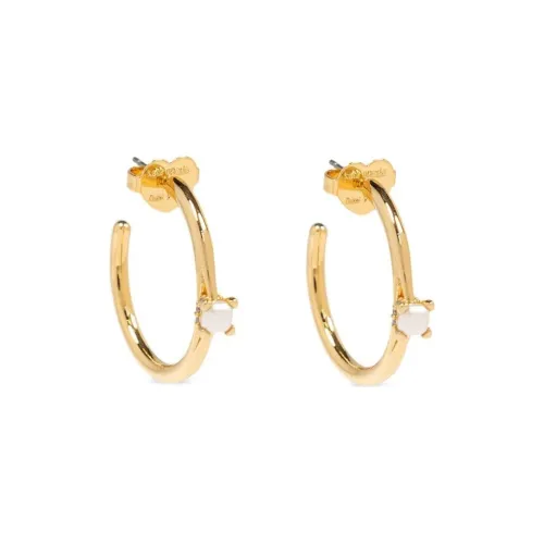 Kate Spade Little Luxuries Pearl Hoop Earrings