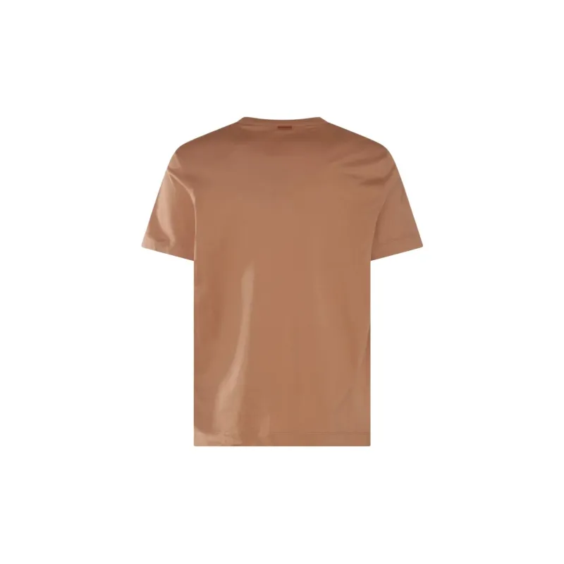 Ermenegildo Zegna Logo embroidered T shirt-1