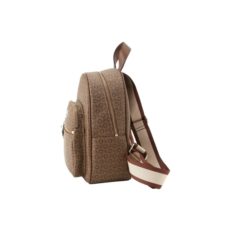 GUESS Polyurethane Backpack Regular Women's Brown-1