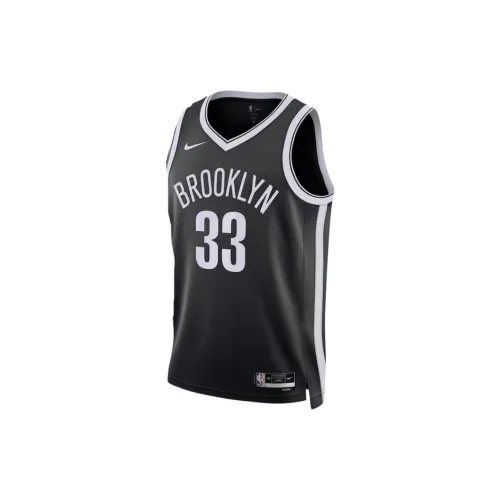 NBA Brooklyn Nets Basketball Jerseys Unisex Black