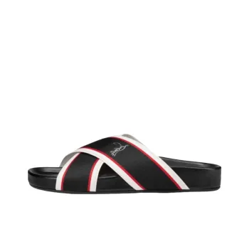 CL LUBOTING Abrasion Resistant Slide Slippers Men's Black Red White