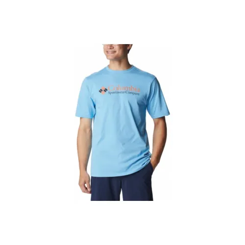 Columbia CSC T-Shirts Men Light Blue