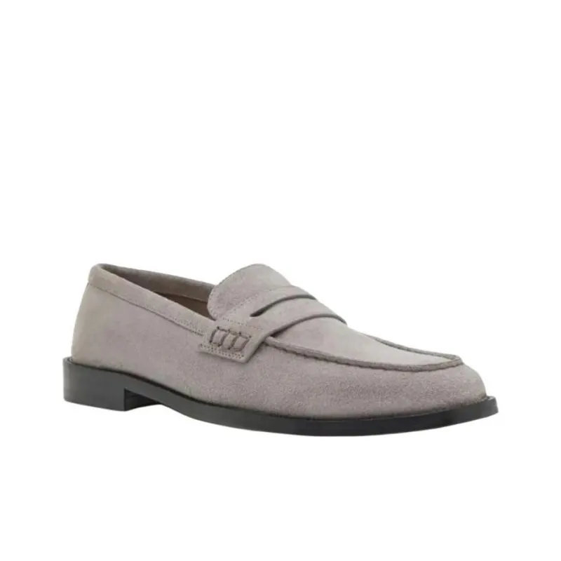 MANOLO BLAHNIK Perry Loafers Men's Gray-2