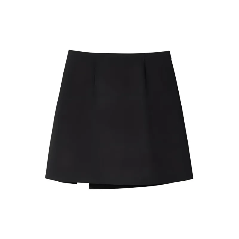 TKY SHOP Casual Short Skirts Women's Intellectual Black-1