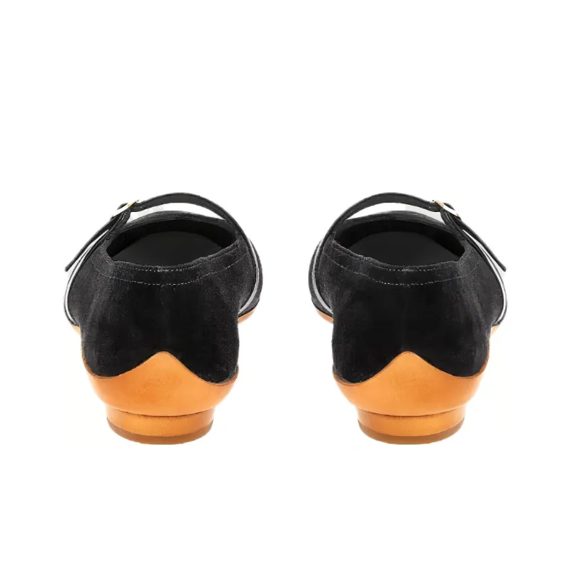 FERRAGAMO Flat Shoes Women's Black-4