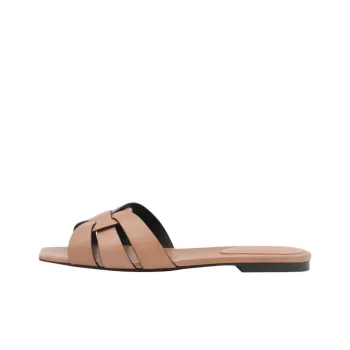 SAINT LAURENT Open Toe Slip On Sandals Women's
