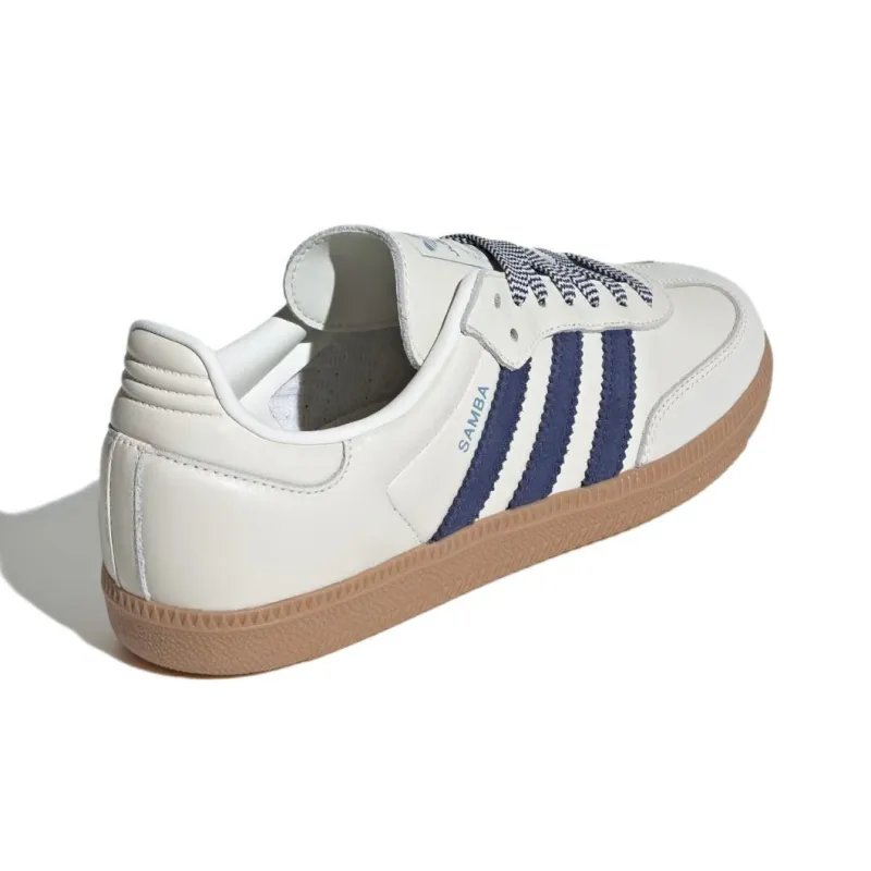 Adidas Samba Off White Dark Blue Women's-3