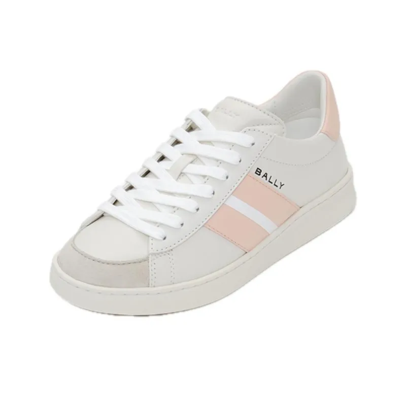 BALLY Low Top Skateboard Shoes Women's White-2