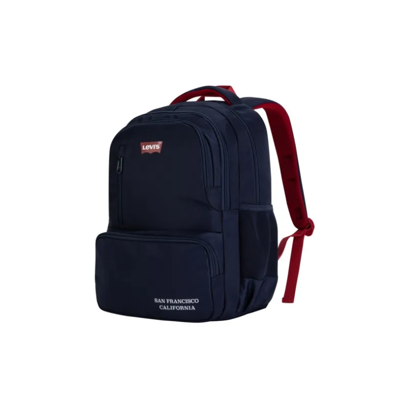 Levi’s Wear-Resistant Polyamide Backpack Regular Unisex Dark Blue-1