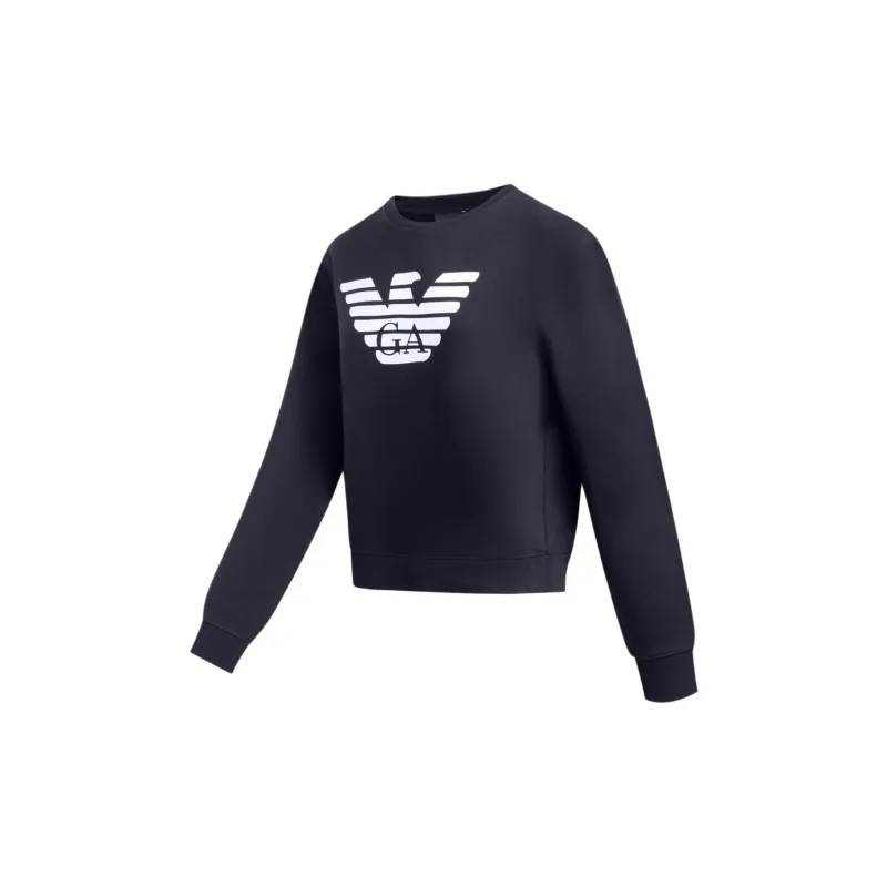 EMPORIO ARMANI Asv Organic Jersey Sweatshirt With Logo-2