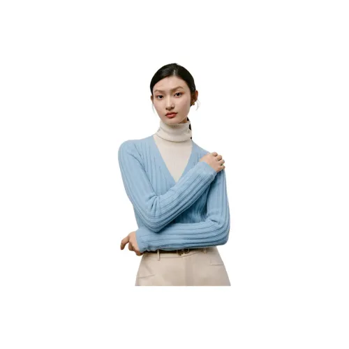 TKY SHOP Cashmere Sweaters Women's Sky Blue