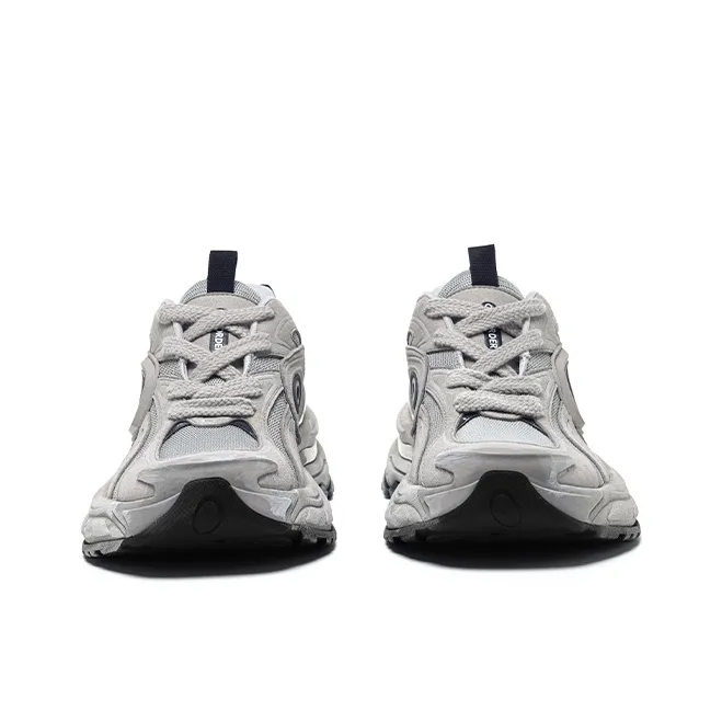 OLD ORDER Turbo GT Wear Resistant Height Increasing Low Top Chunky Sneakers Unisex Gray-2