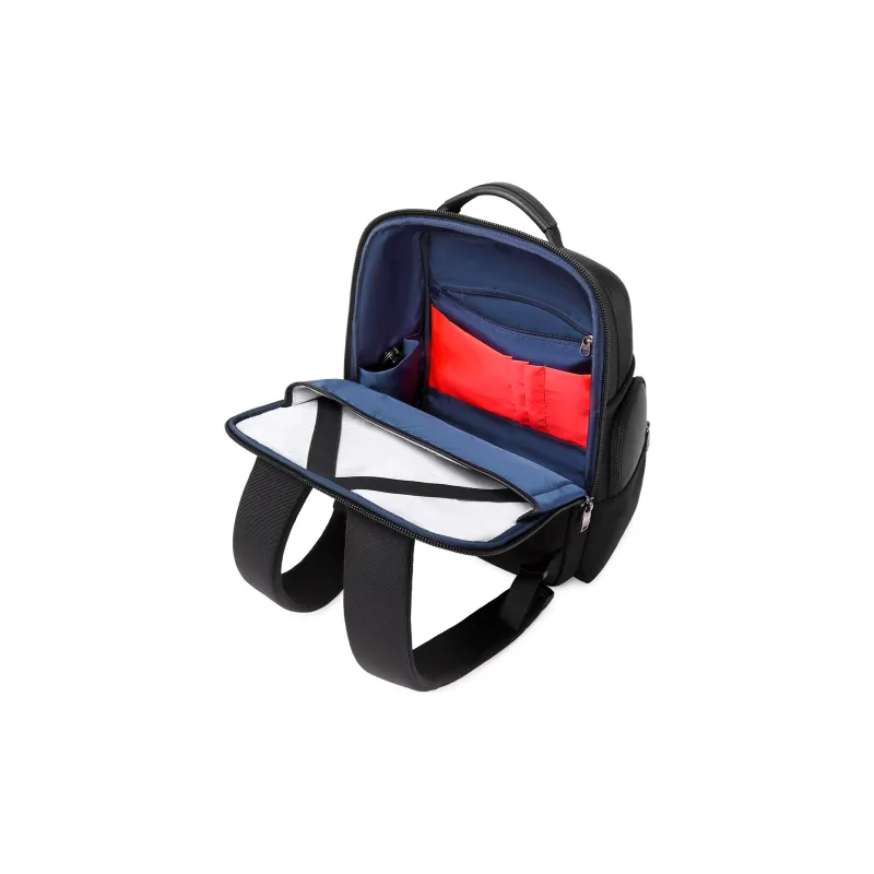 QRST Oxford Backpack Large Size Men's Black-4