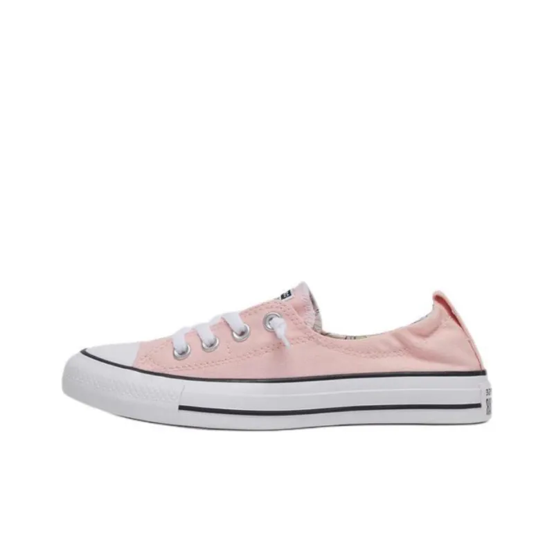 Converse All Star Anti Slip Wear Resistant Low Top Canvas Shoes Women's Pink-0