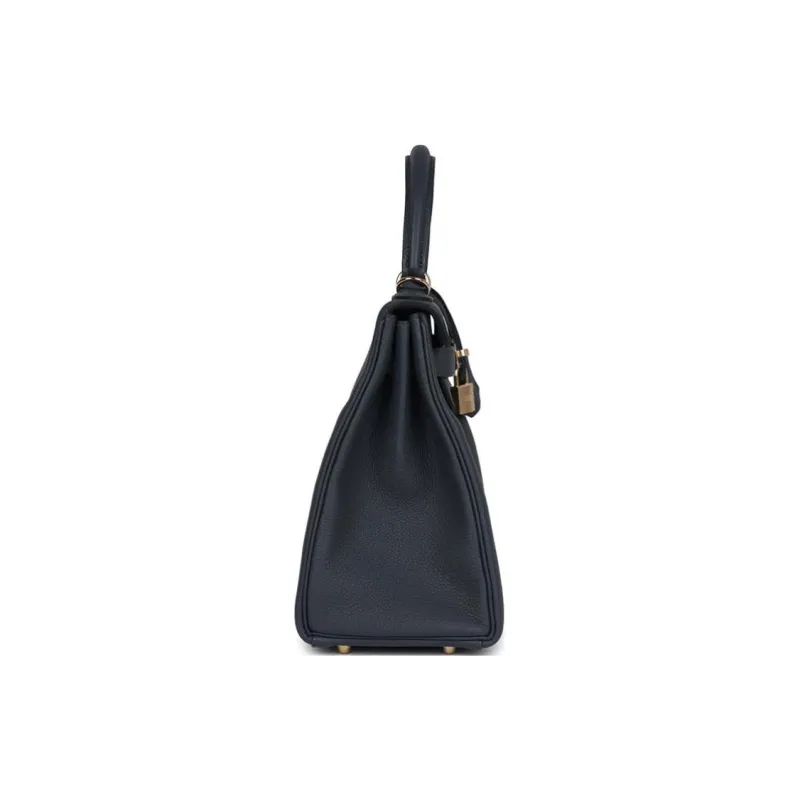 HERMES Togo Calfskin Kelly Bag Handbags Regular Women's H0 Misty Gray-2