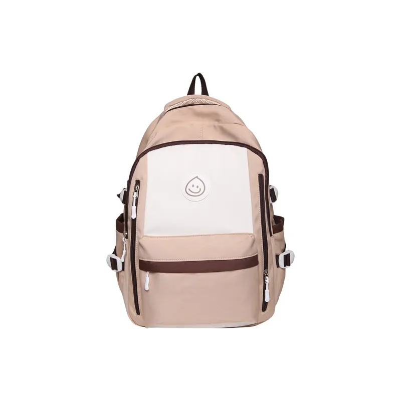 BALANG Nylon Backpack Men's Women's Couple's Pink/Blue/Black/Green/Khaki-10