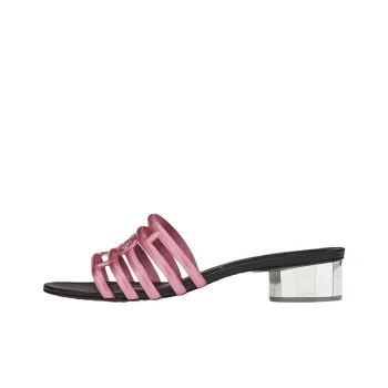Ferragamo Gancini Slide Slippers Women's Pink
