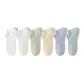 2 Milk White+Mustard Green+Light Yellow+Gray Purple+Light Blue