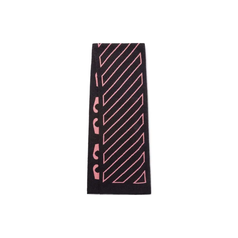 OFF WHITE Arrow Diag Knitted Scarf-0