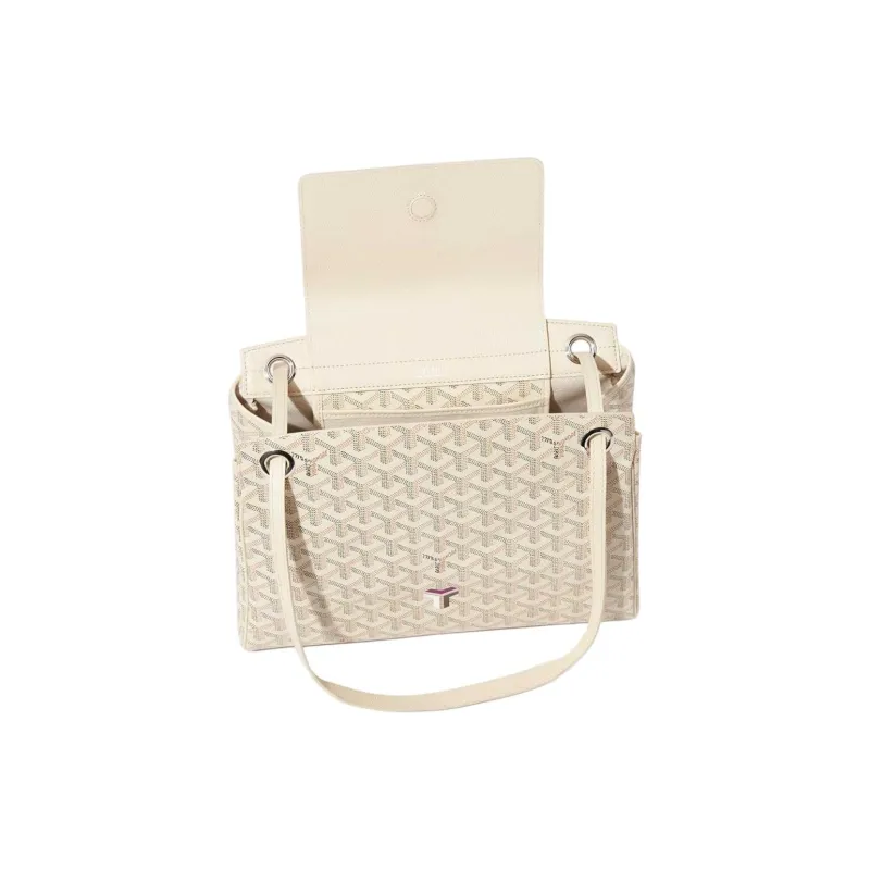 GOYARD Rouette Canvas Bag, One Shoulder Handbag Regular Women's Sand Stone-3