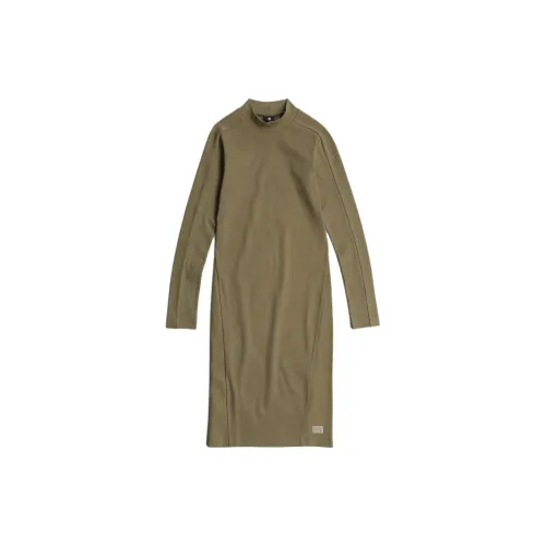 G-STAR RAW Long-Sleeved Dresses Women's Green