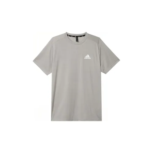 Adidas T-Shirts Men Gray