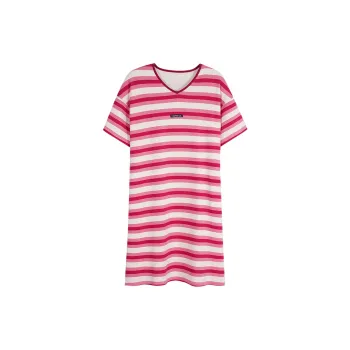 MIIOW Cool One Summer Series Nightgown Women's Stripes Pink